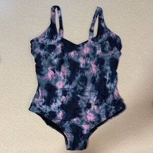 Stylish Tie-Dye One Piece Swimsuit